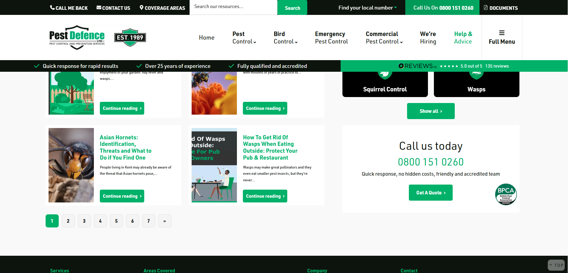 Pest Defence Blog UI/UX upgrades project image